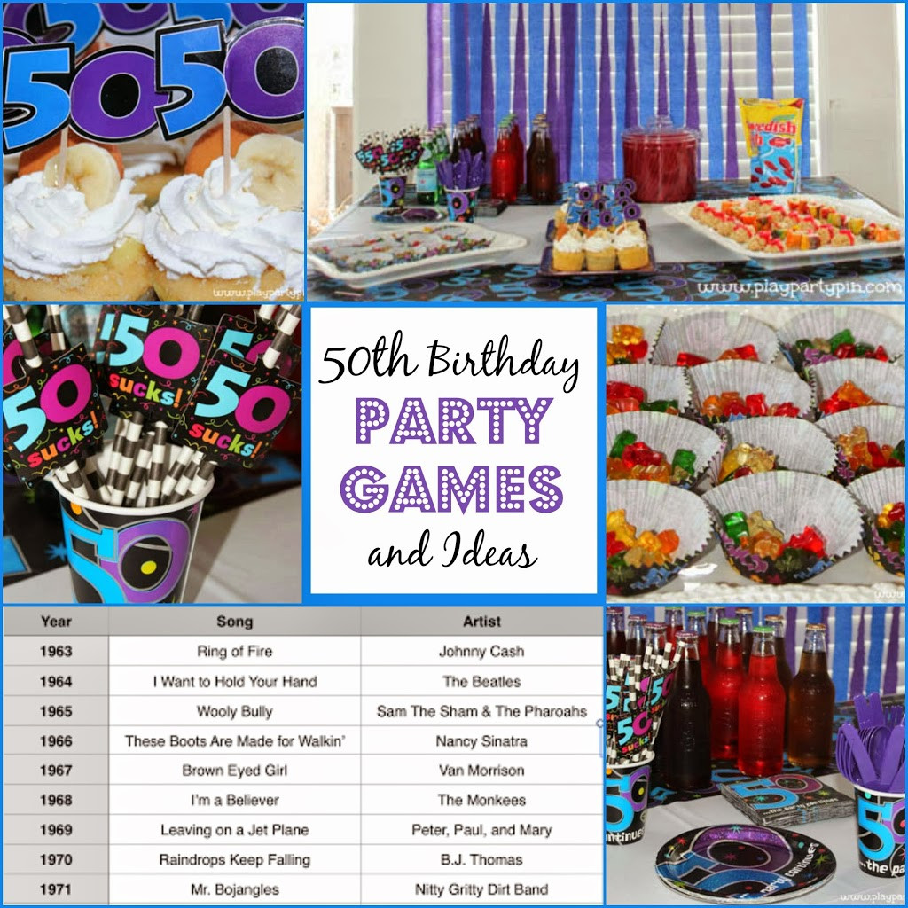 50th Birthday Party Themes
 50th Birthday Party Games and Ideas