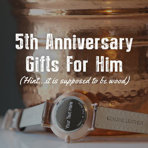 5Th Anniversary Gift Ideas For Him
 Wood 5th Anniversary Gifts for Him Tmbr