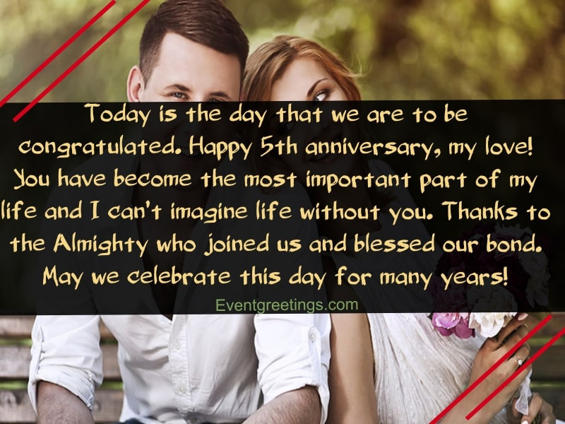 5Th Anniversary Quotes
 15 Best Happy 5 Year Anniversary Quotes With