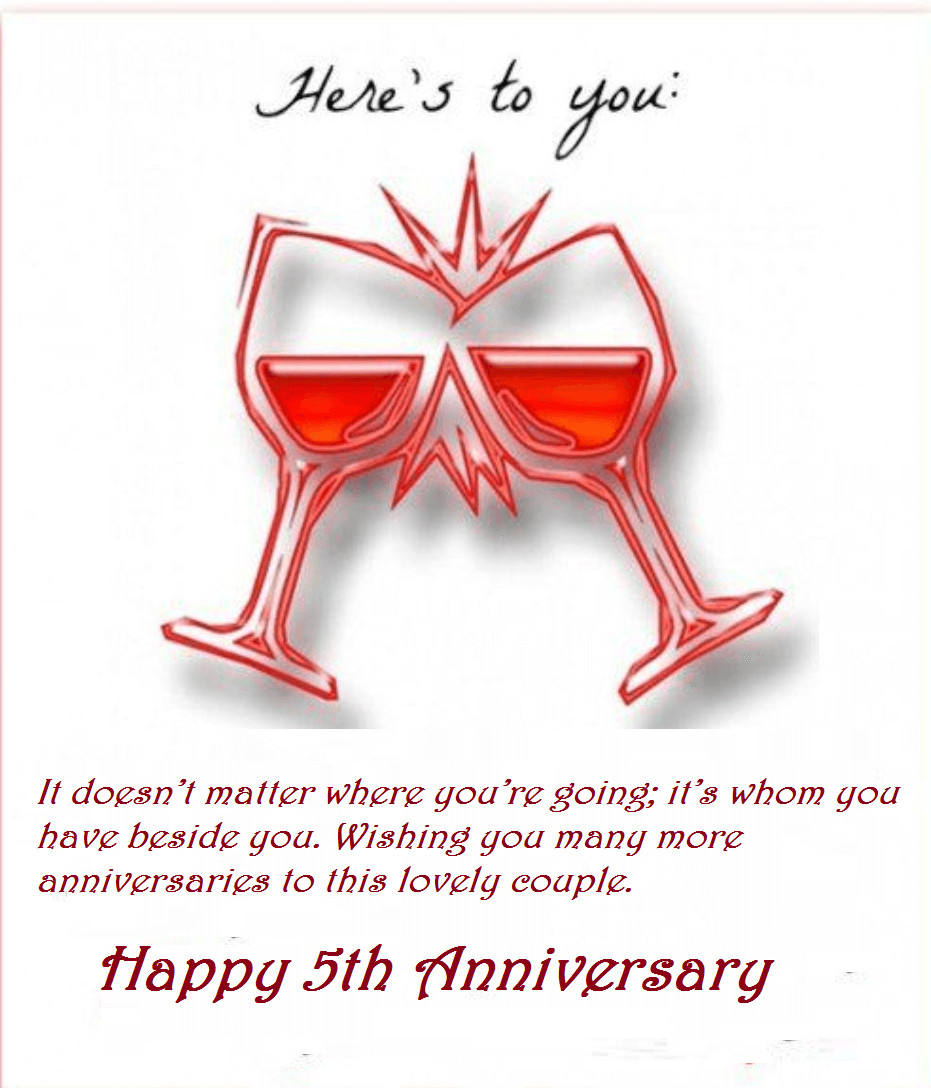 5Th Anniversary Quotes
 5th Marriage Anniversary Quotes Wishes 5th