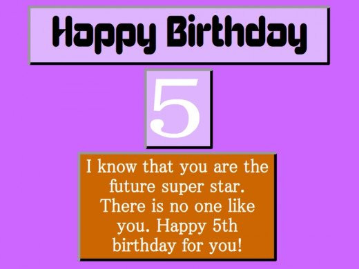 5th Birthday Quotes
 Happy 5th Birthday Boy Quotes Baby QuotesGram