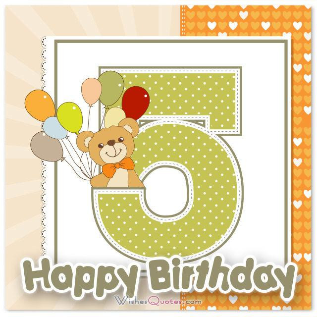 5th Birthday Quotes
 Happy 5th Birthday Wishes for 5 Year Old Boy or Girl