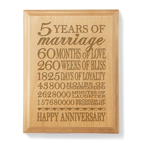5Th Year Anniversary Gift Ideas
 5th Wedding Anniversary Gift Ideas for Wife Vivid s