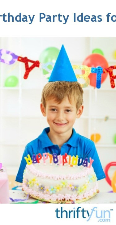 6 Year Old Birthday Party
 6th Birthday Party Ideas for Boys