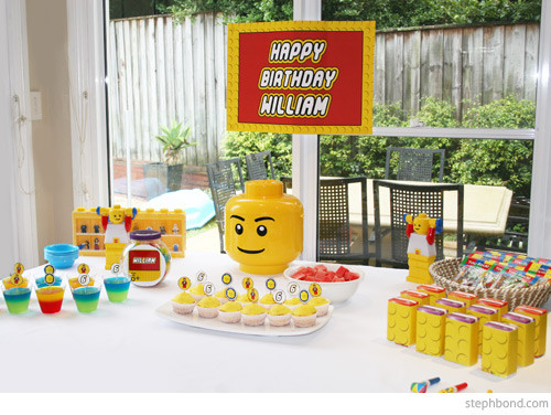 6 Year Old Birthday Party
 Bondville Lego party for 6 year old William