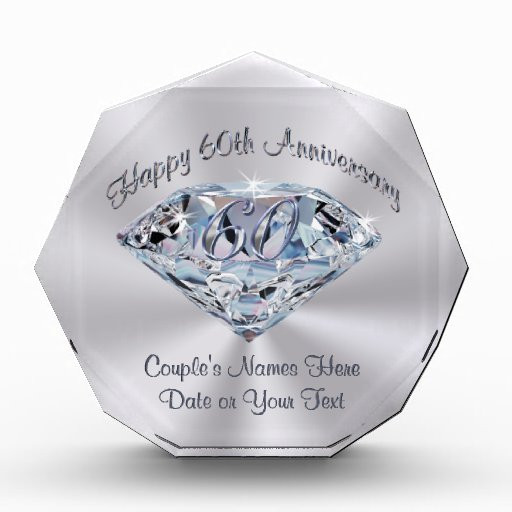 60 Wedding Anniversary Gift Ideas
 Lovely 60th Wedding Anniversary Gifts PERSONALIZED Award