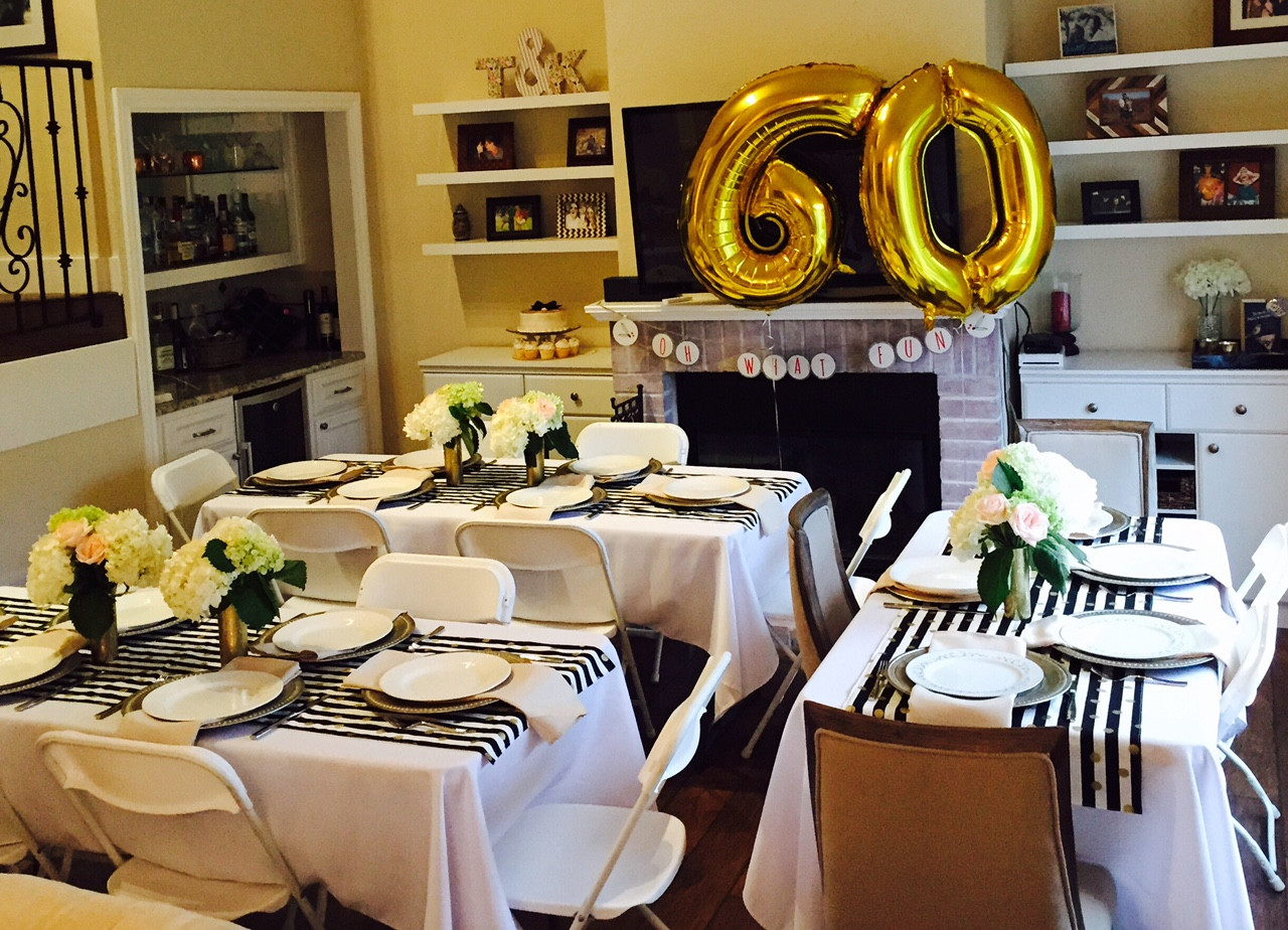 60 Year Old Birthday Party Ideas
 Golden Celebration 60th Birthday Party Ideas for Mom