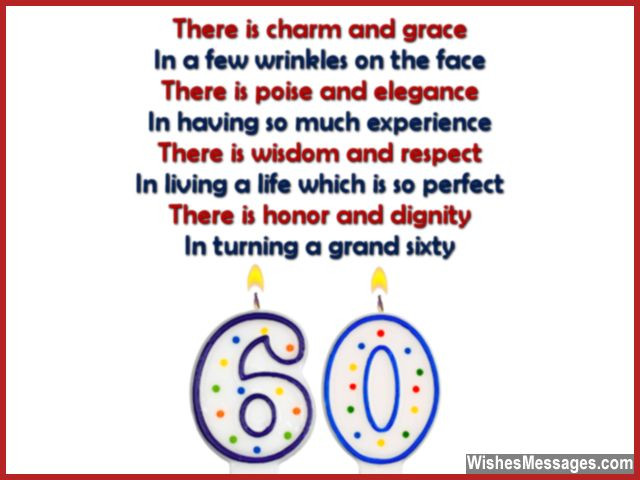 60th Birthday Wishes Funny
 60th Birthday Poems – WishesMessages