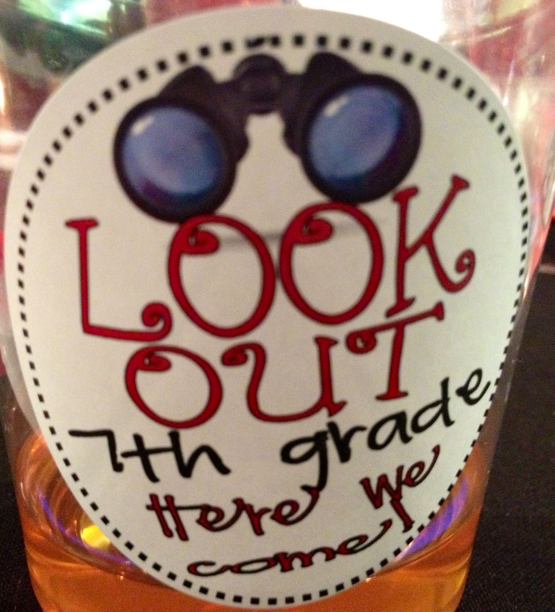 6Th Grade Christmas Party Ideas
 This would be cute for a 6th grade graduation