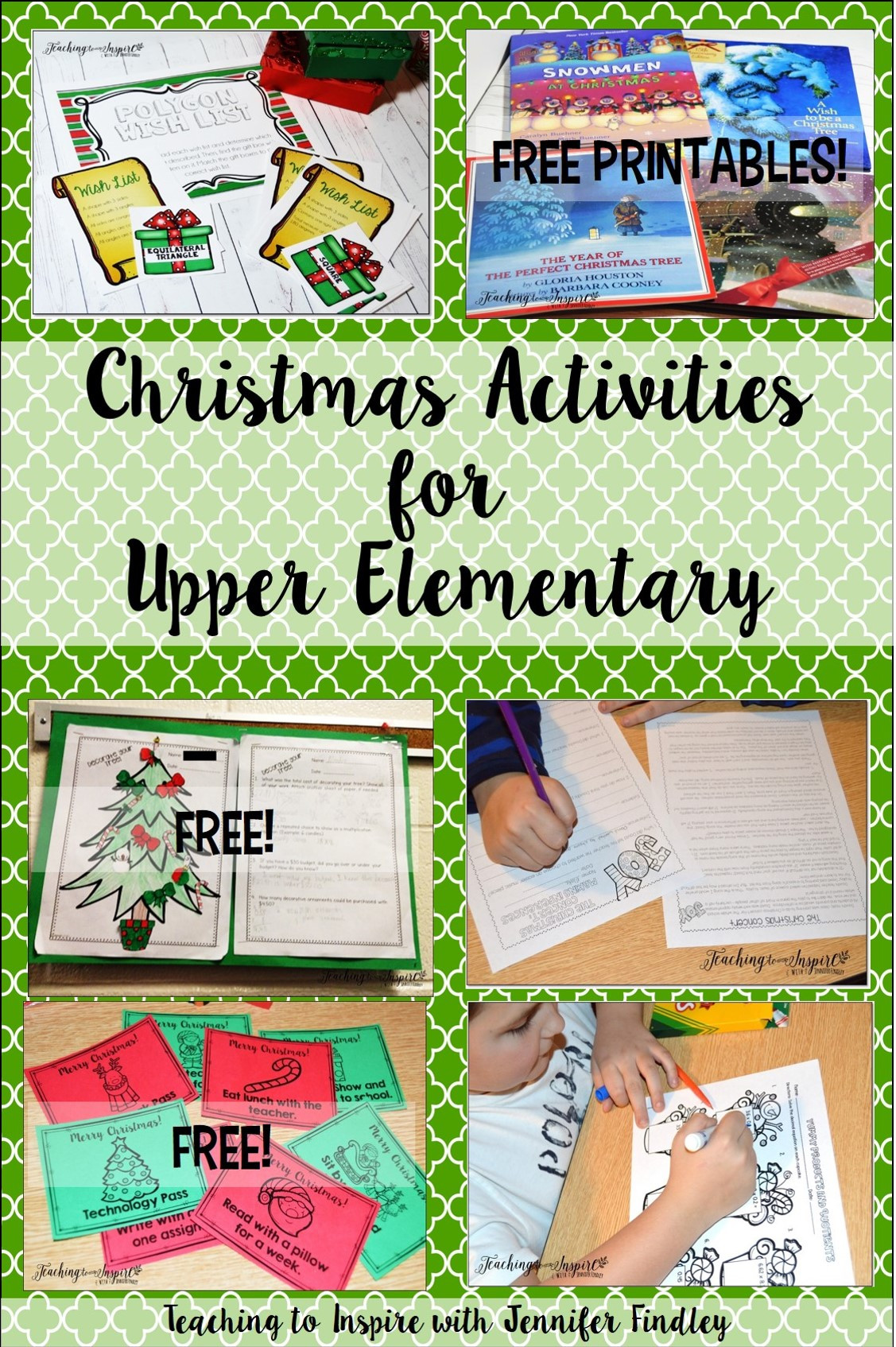 6Th Grade Christmas Party Ideas
 Christmas Activities for Upper Elementary Teaching to