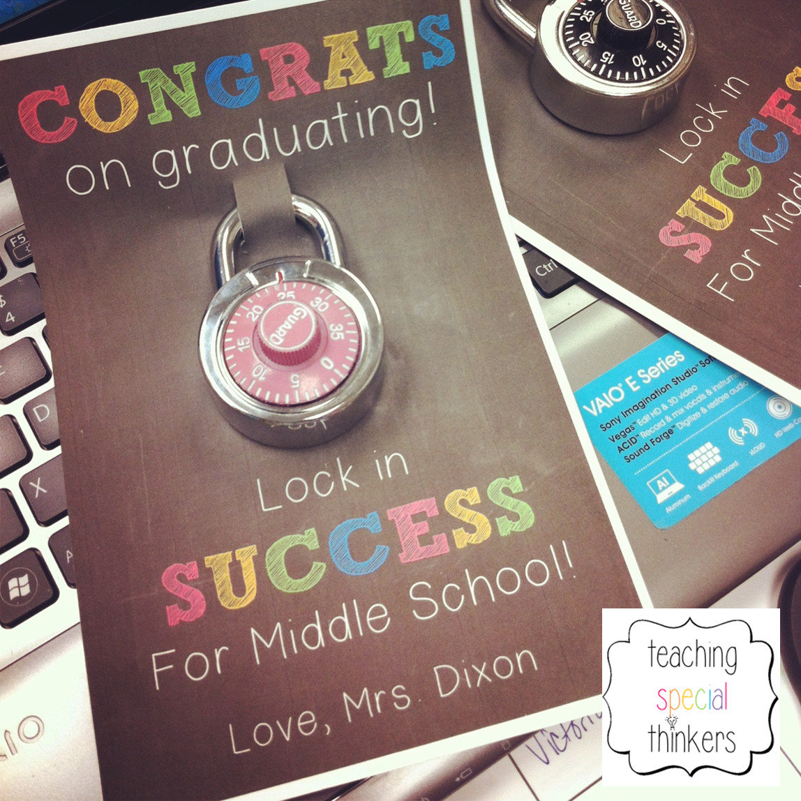 6Th Grade Graduation Gift Ideas
 Lock in Success – Student Gift for soon to be Middle
