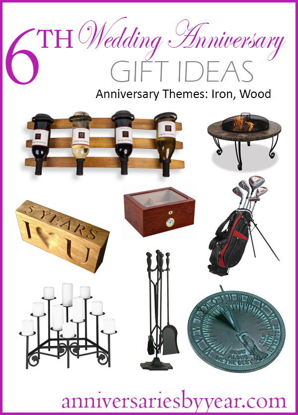6Th Wedding Anniversary Gift Ideas For Him
 6th Anniversary Gift ideas for Iron and Wood themes