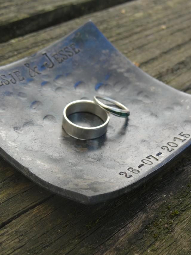 6Th Wedding Anniversary Gift Ideas
 6th Iron Anniversary Gift wedding Ring Dish steel