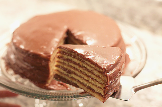 7 Layers Chocolate Cake
 Recipe