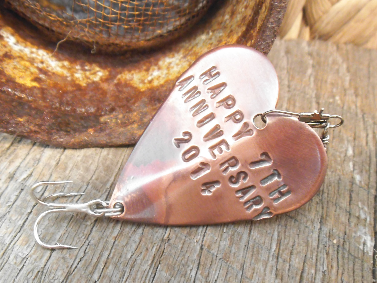 7 Year Anniversary Copper Gift Ideas
 Seventh Anniversary 7th Wedding Anniversary Lucky 7 Copper