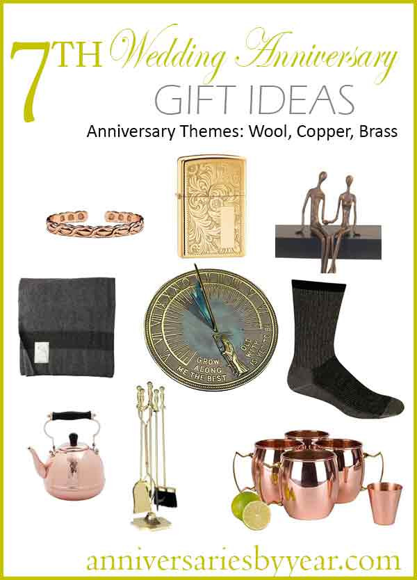 7 Year Anniversary Traditional Gift Ideas
 7th Anniversary Seventh Wedding Anniversary Gift Ideas