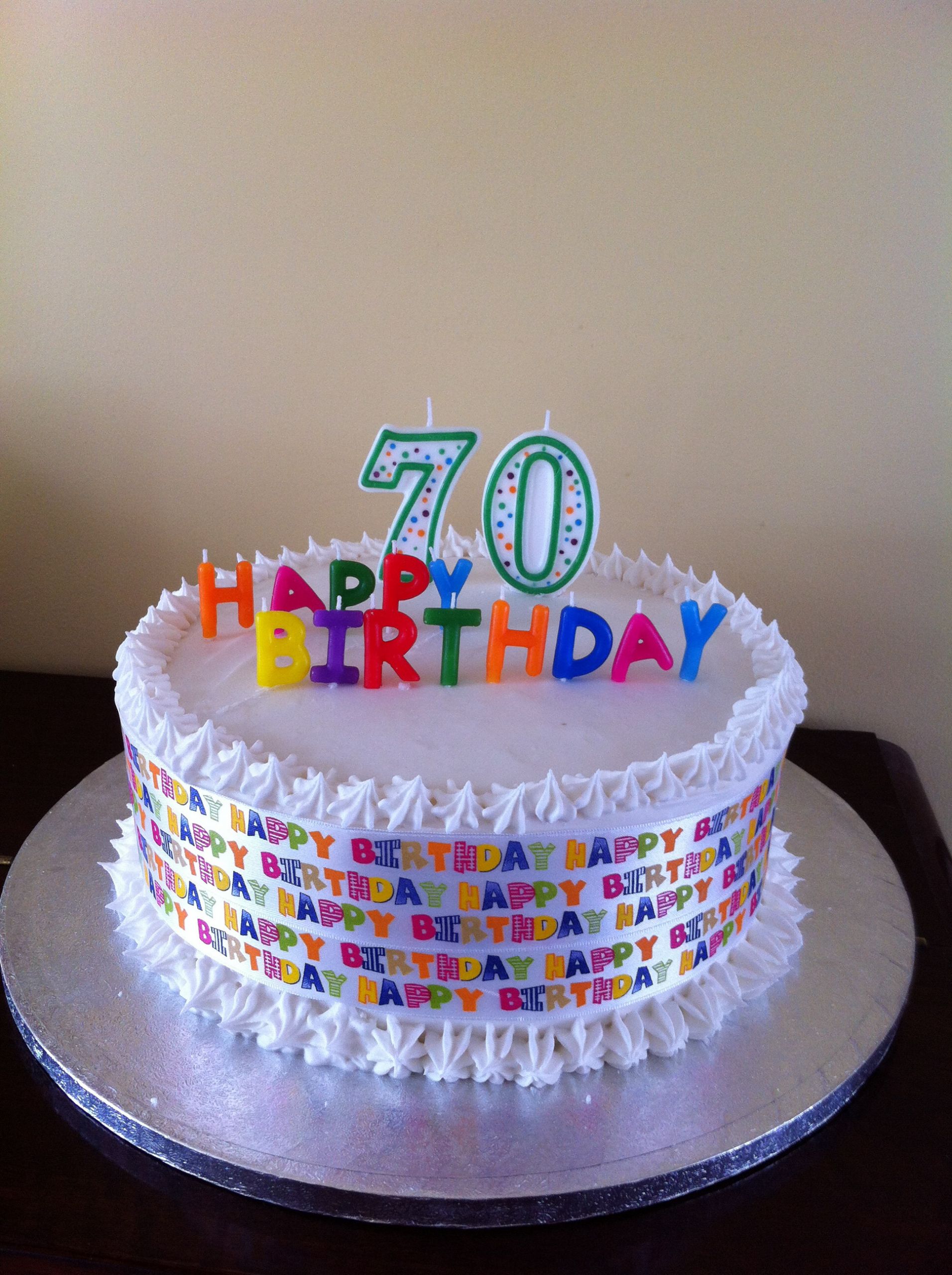 70 Birthday Cakes
 70th Birthday Cake