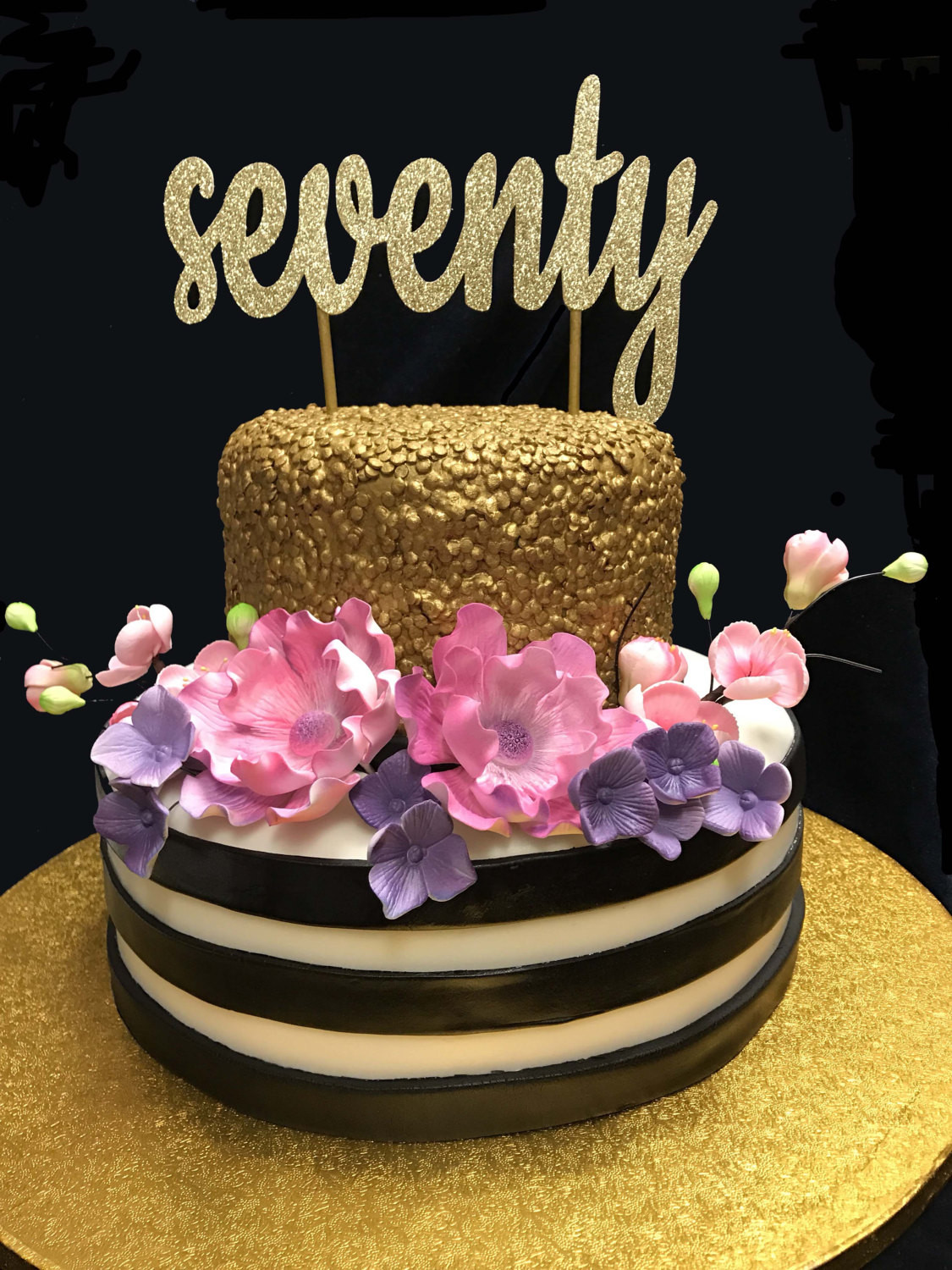 70 Birthday Cakes
 Seventy Birthday Cake Topper 70th Cake Topper 70 Birthday