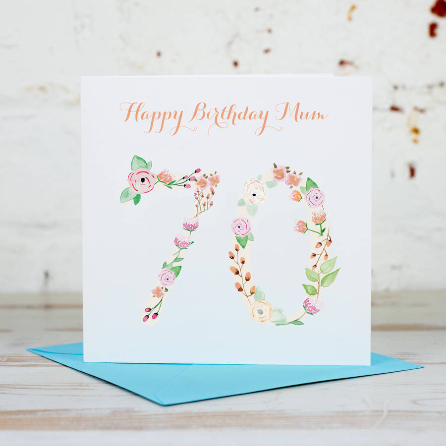 70th Birthday Cards
 Personalised 70th Birthday Card By Yellowstone Art