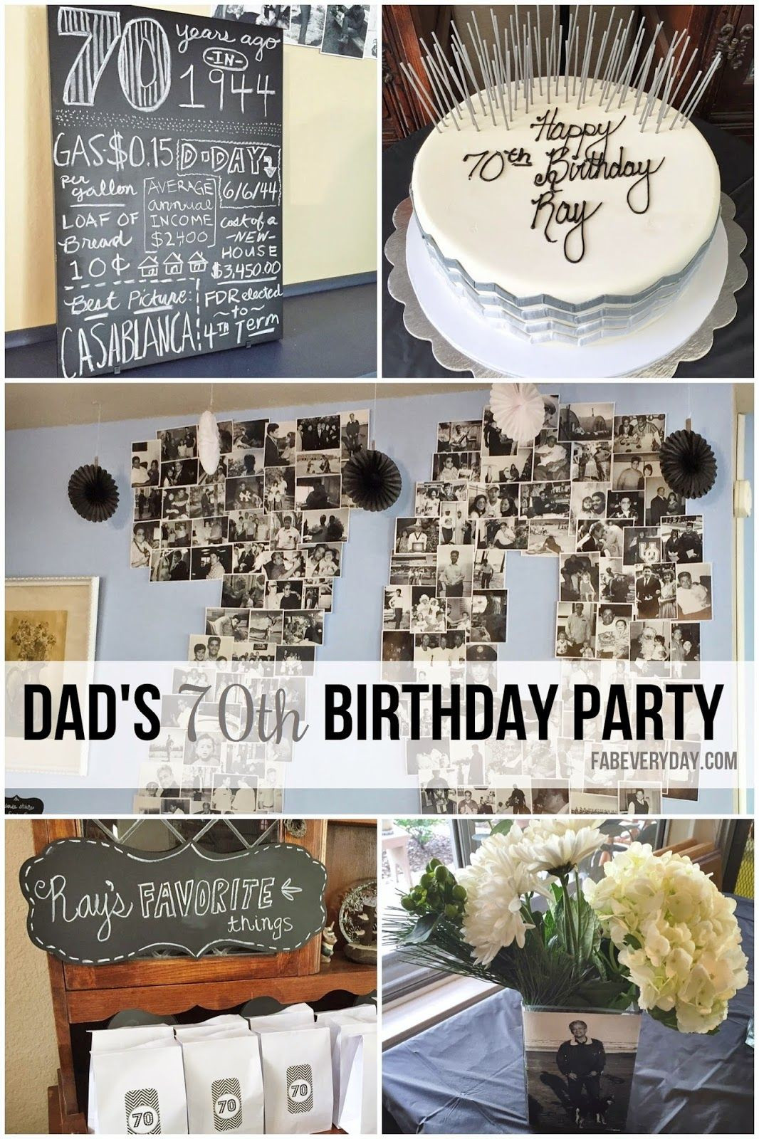 70Th Birthday Gift Ideas For Dad
 Easy 70th birthday party ideas Planning my Dad s