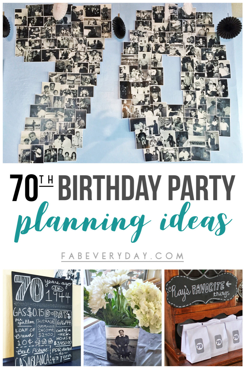 70Th Birthday Party Ideas For Dad
 Easy 70th birthday party ideas Planning my Dad s