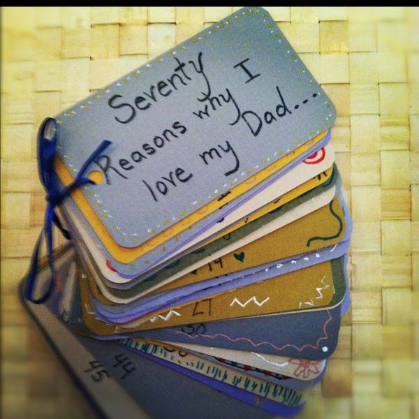70Th Birthday Party Ideas For Dad
 70 Reasons Why I Love My Dad Mom Gift For the 70th