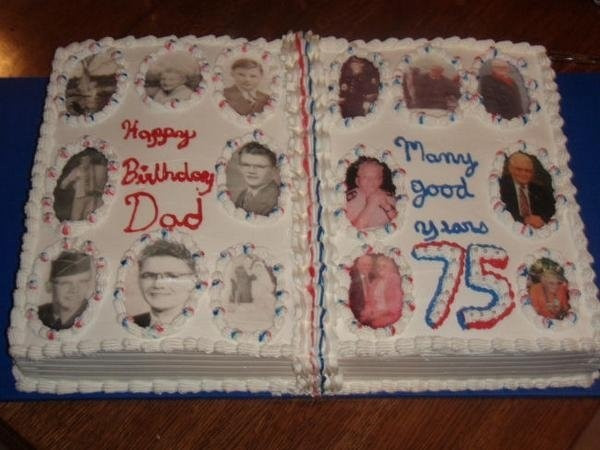 75Th Birthday Party Ideas For Dad
 17 Best images about 75th Birthday Cakes on Pinterest