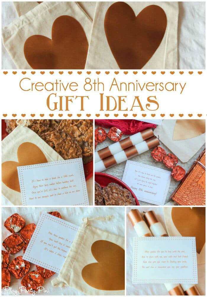 8 Years Anniversary Gift Ideas
 8th Anniversary Gift Ideas and Scavenger Hunt