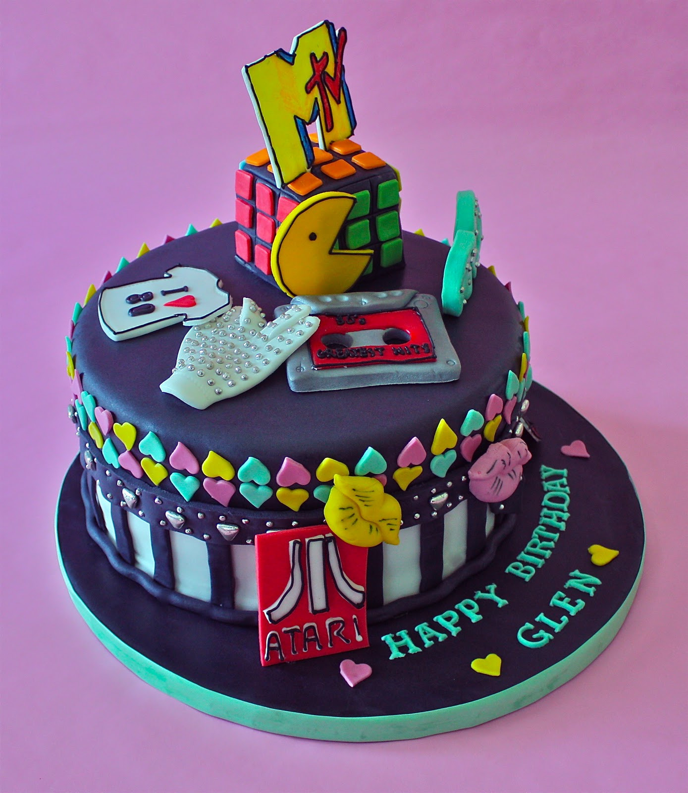 80 Birthday Cake
 80 S THEME CAKE