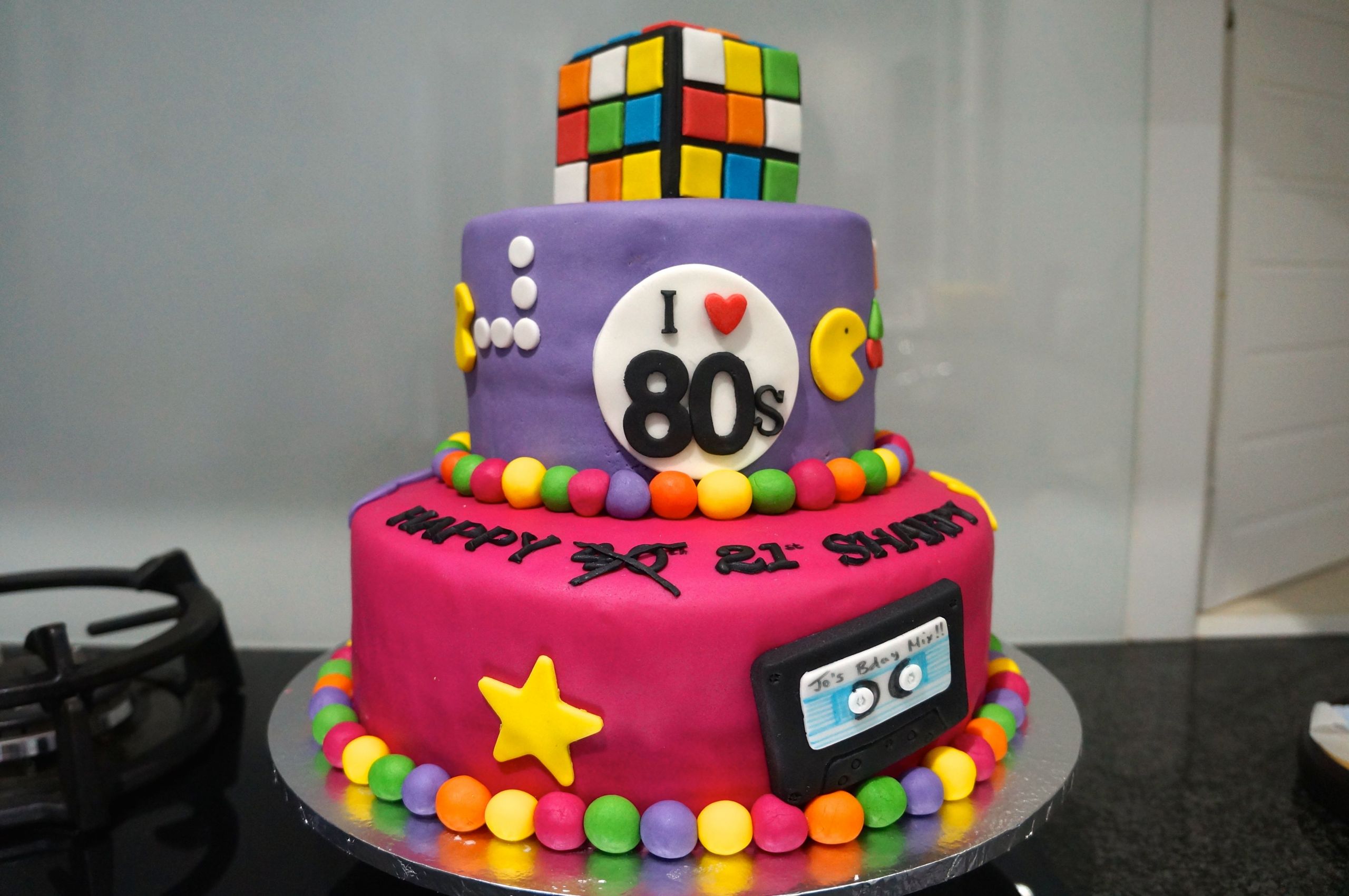 80 Birthday Cake
 Retro I