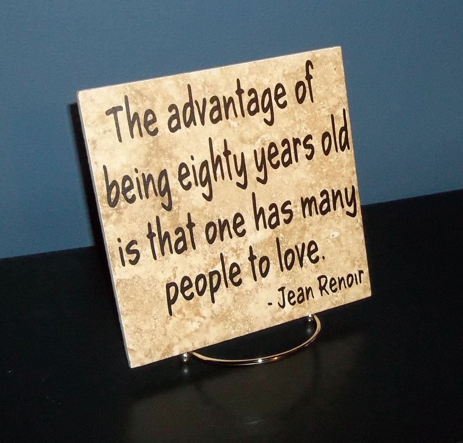 80 Years Old Birthday Quotes
 80th Birthday Decorative Tile