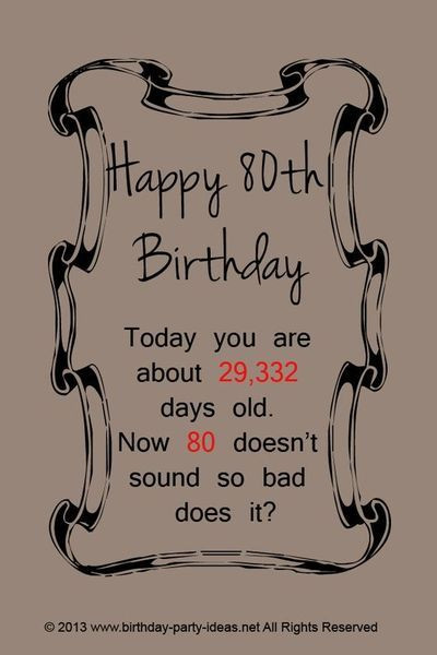 80Th Birthday Quotes Inspirational
 80th birthday party ideas party birthday decoration
