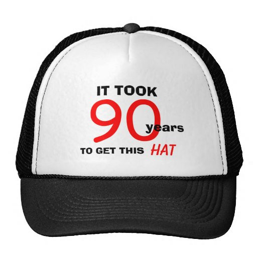 90Th Birthday Gift Ideas For Men
 90th Birthday Gag Gifts Hat for Men