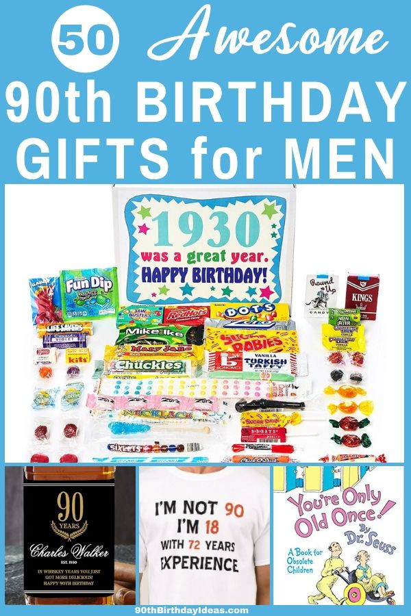 90Th Birthday Gift Ideas For Men
 Birthday Gifts for 90 Year Old Man