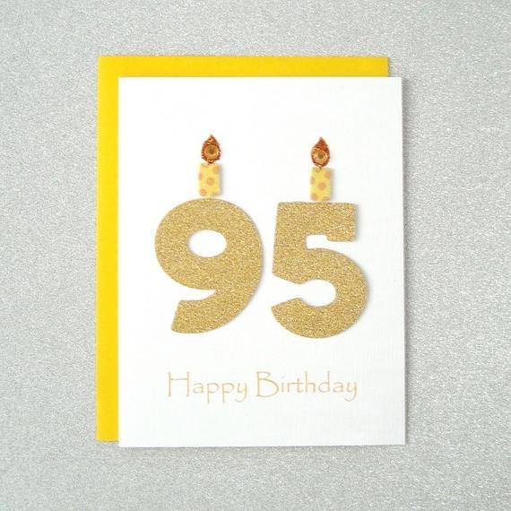 95Th Birthday Gift Ideas
 95th Birthday Card 95th Milestone Birthday Card 95th