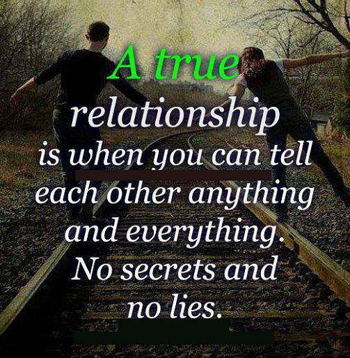 A Real Relationship Quote
 "QUOTES BOUQUET A True Relationship Is When You Have No