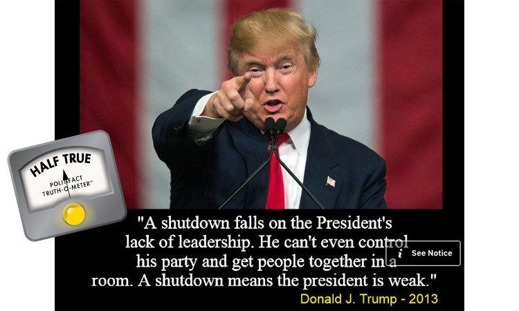 A Shutdown Falls On The President'S Lack Of Leadership Quote
 10 of the most popular fact checks of 2019