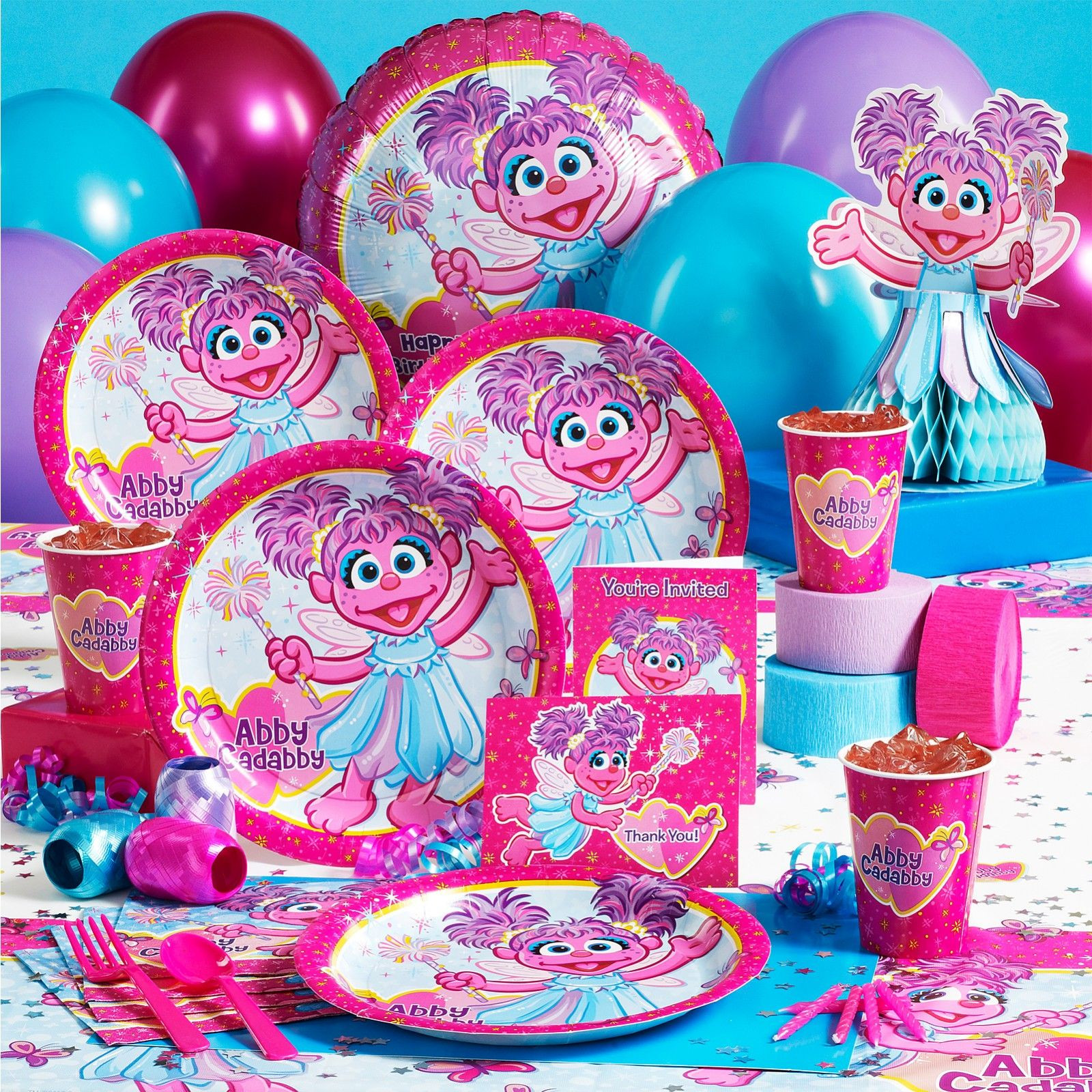 Abby Cadabby Birthday Decorations
 Abby Cadabby Party Supplies Pairs well with Elmo and