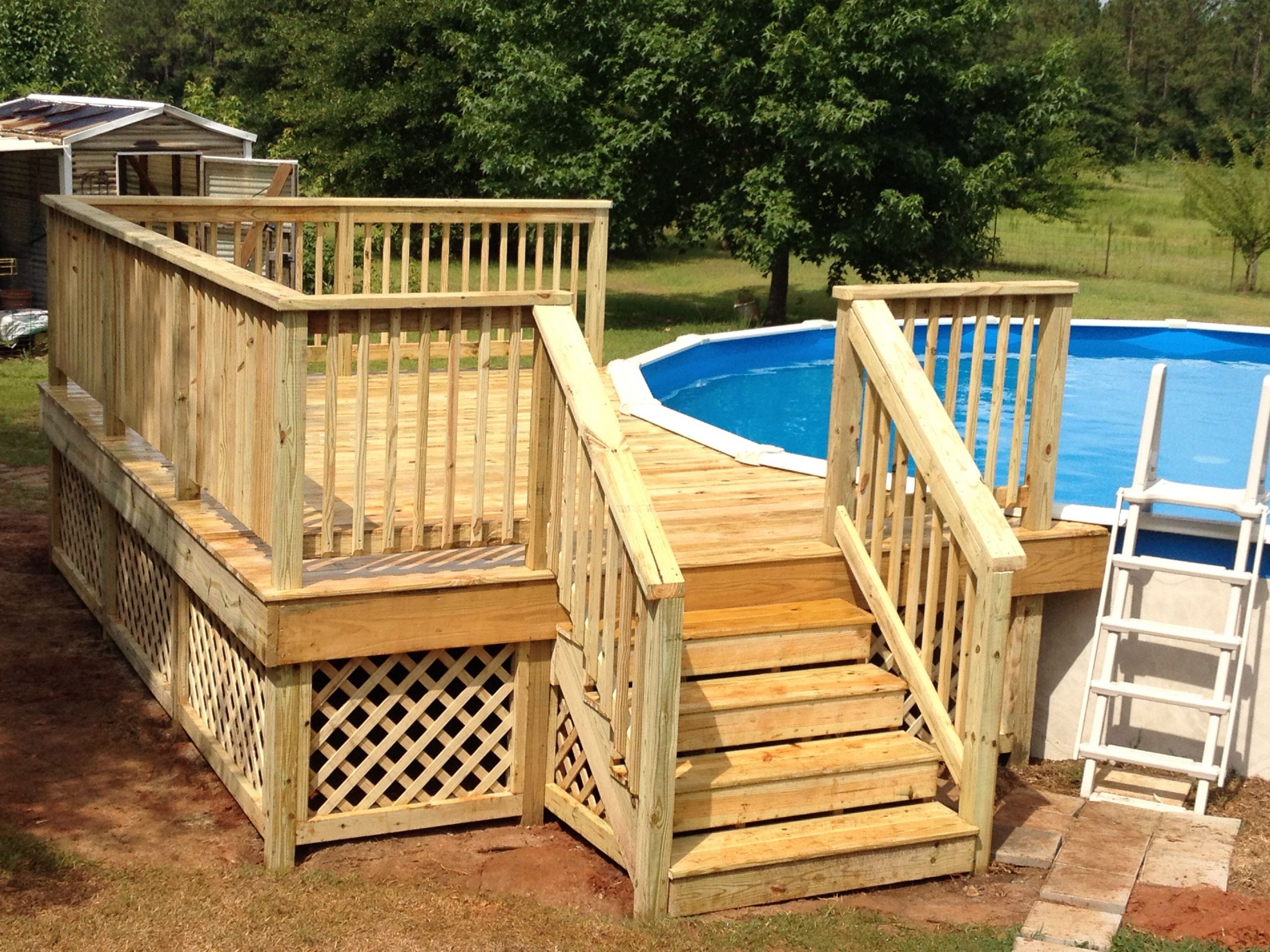 Above Ground Pool And Deck
 50 Best Ground Pools with Decks