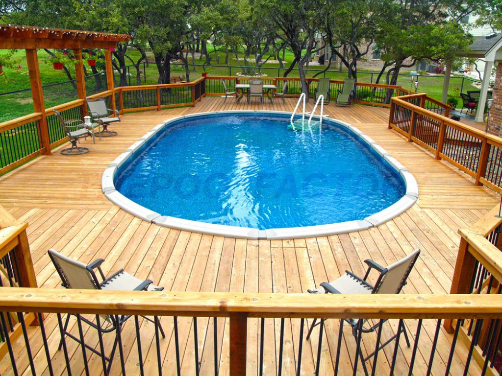 Above Ground Pool And Deck
 Pool Deck Ideas Full Deck The Pool Factory