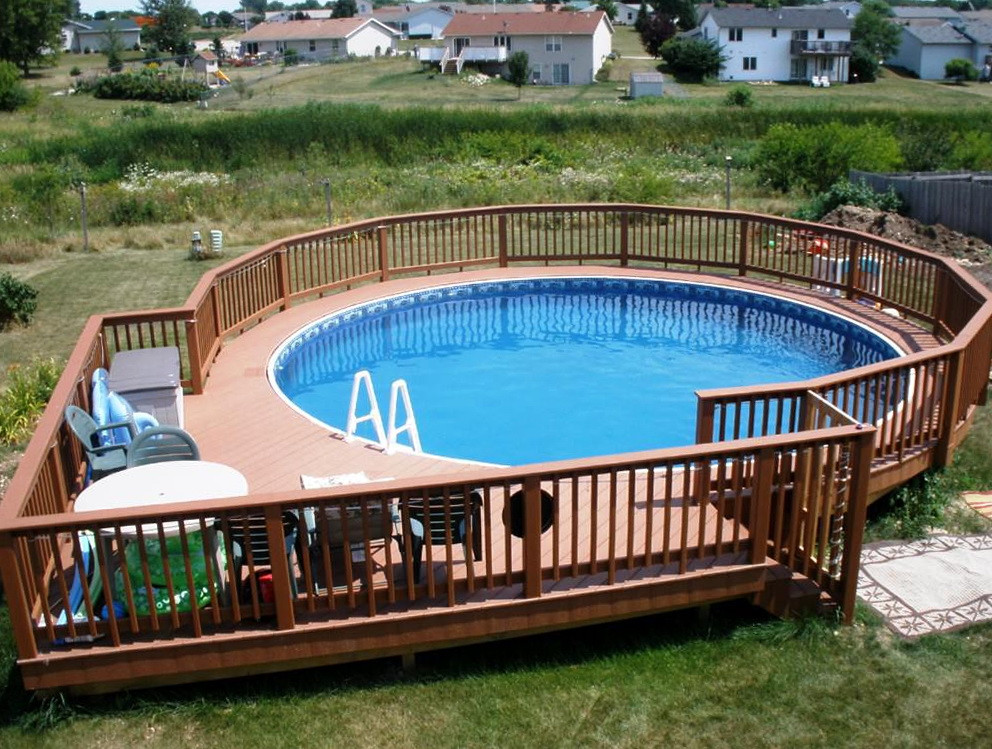Above Ground Pool And Deck
 50 Best Ground Pools with Decks