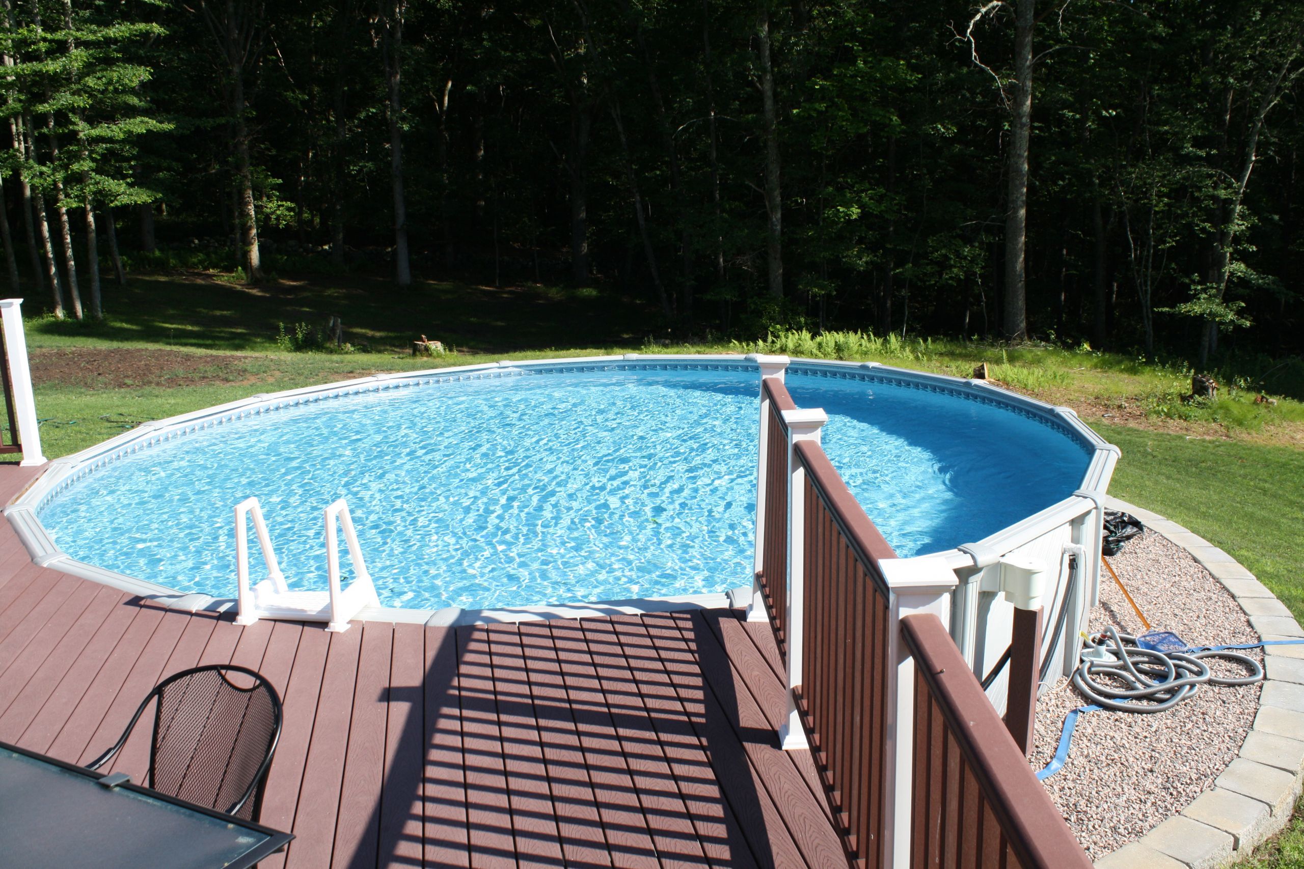 Above Ground Pool And Deck
 Spas & Pools Unlimited Inc Pools