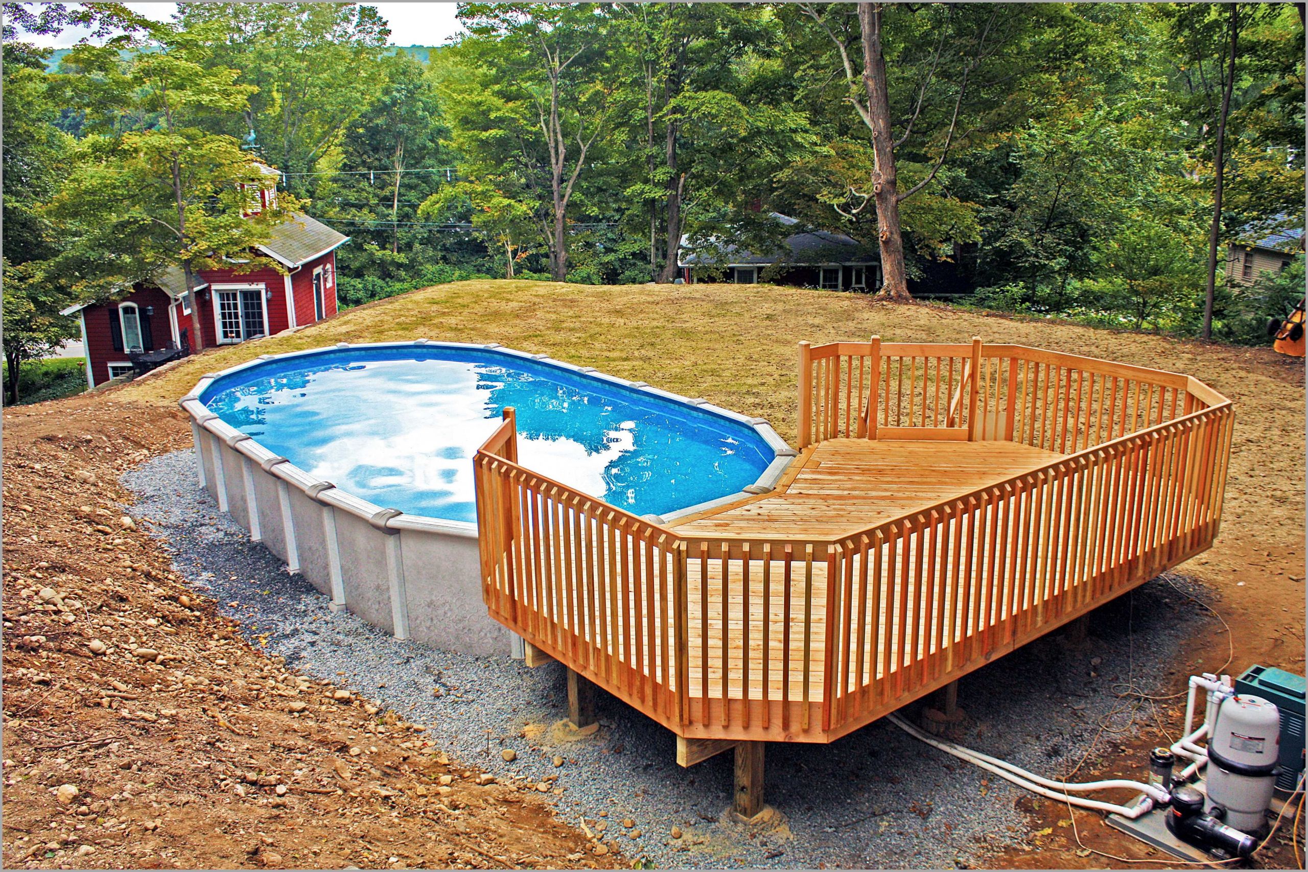 Above Ground Pool Deck Pictures
 50 Best Ground Pools with Decks