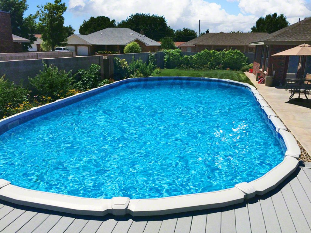 Above Ground Pool Deck Pictures
 Pool Deck Ideas Partial Deck The Pool Factory