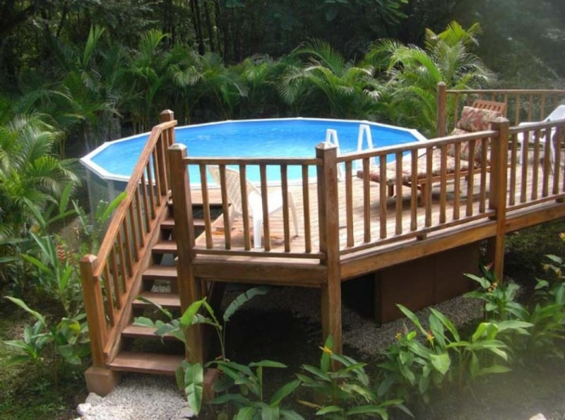 Above Ground Pool Deck Pictures
 40 Uniquely Awesome Ground Pools with Decks