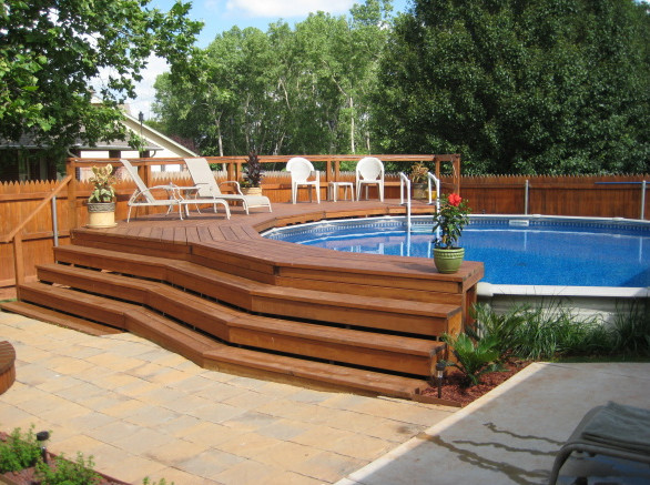 Above Ground Pool Deck Pictures
 Deck Designs For Small Yards