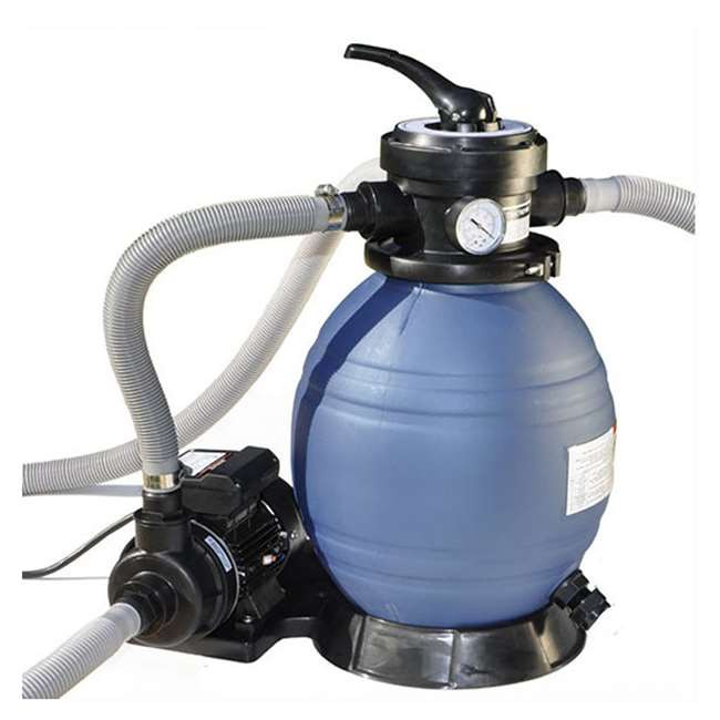 Above Ground Pool Filter Systems
 Swimline Ground 12 Inch Sand Filter with Pump
