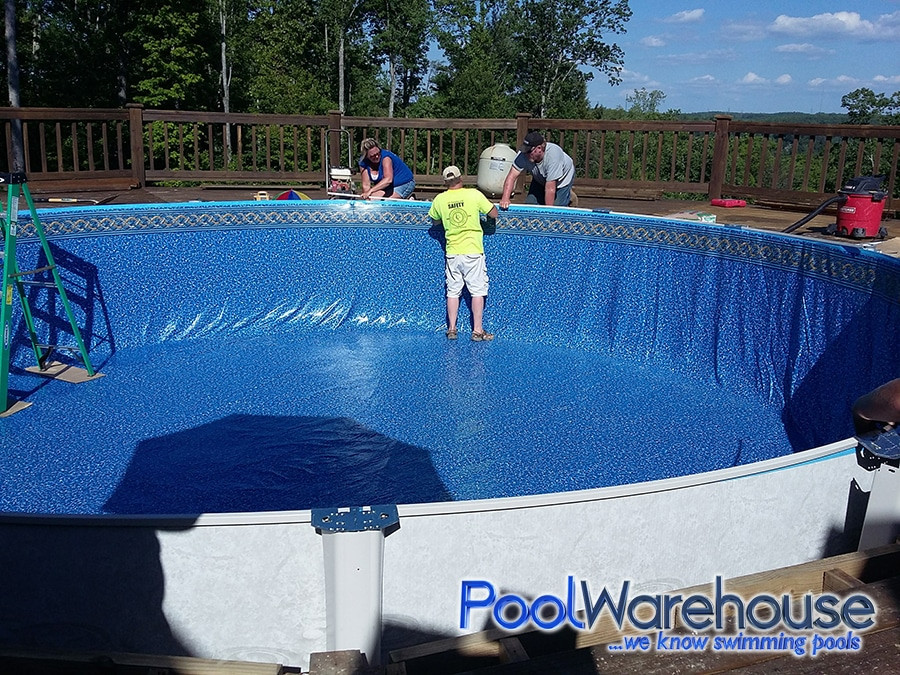 Above Ground Pool Liner Replacement
 Redoing An Old Ground Swimming Pool