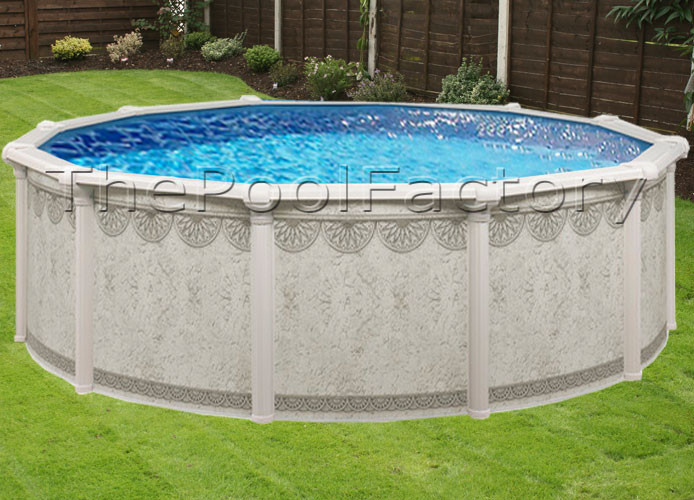 Above Ground Pool Packages
 24x52" Round Premium Ground Swimming Pool Package