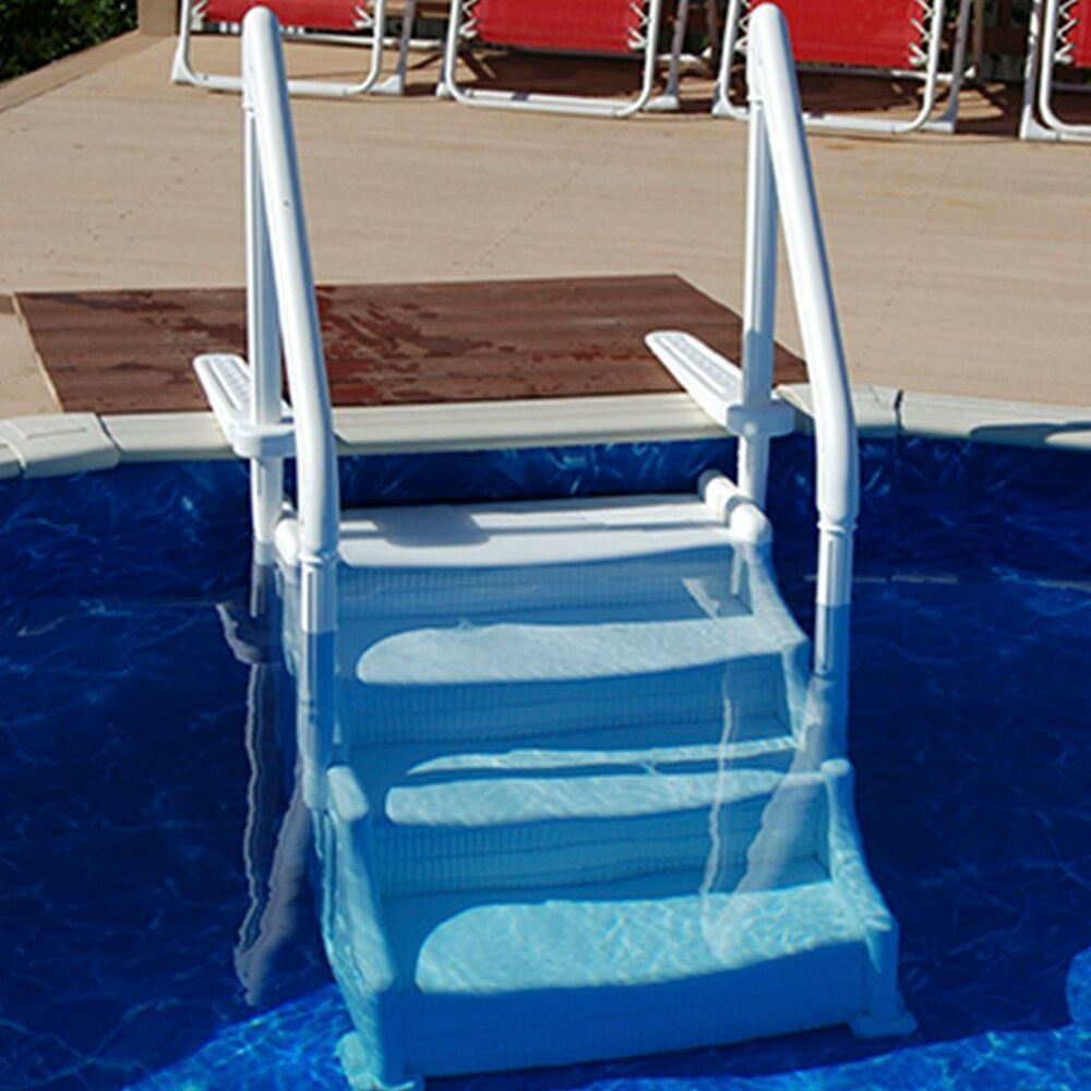 Above Ground Pool Stairs
 Mighty Step Ground Pool Steps